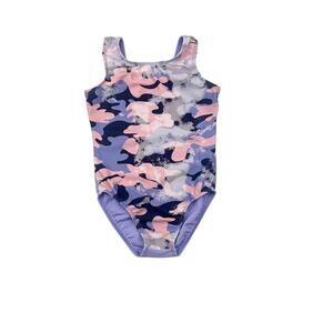 Destira Pink & Purple Camo Gymnastics Leotard